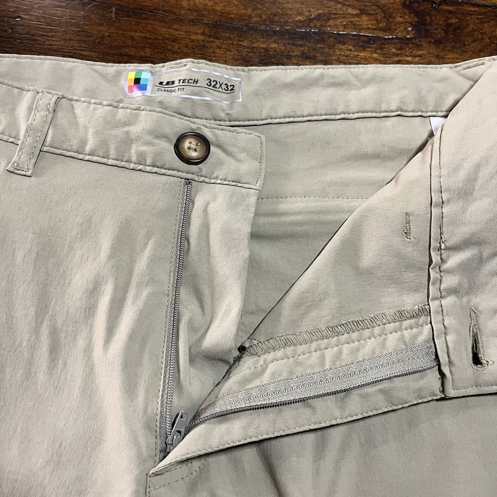Unionbay UB Tech Pants Mens 32x32 Khaki Classic Chino Cargo Utility Outdors - Picture 4 of 12